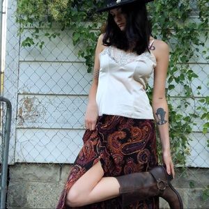 Vintage Silky Lace Cami 🌷